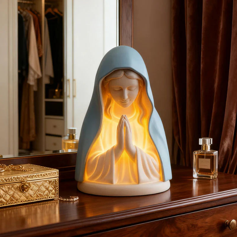 🔥Last day with a 49% discount - Night lamp with the prayer of the Virgin Mary