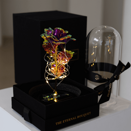 The Enchanted Galaxy Rose - Purple