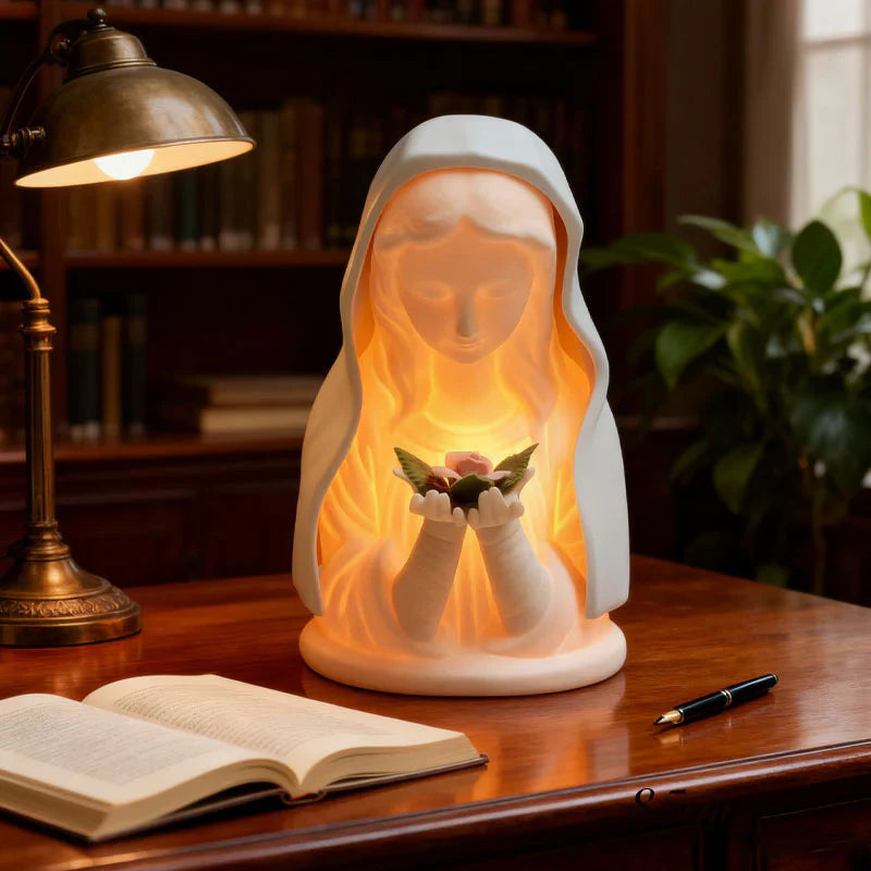🔥Last day with a 49% discount - Night lamp with the prayer of the Virgin Mary