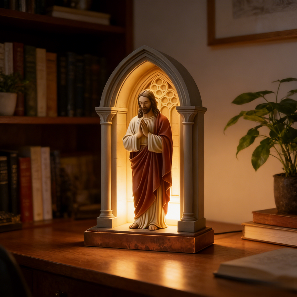 Traditional Religious Handmade Devotional Night Light