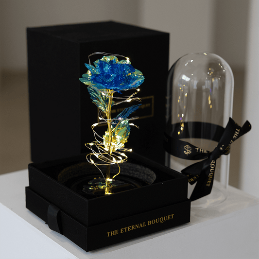 The Enchanted Galaxy Rose - Blue