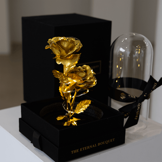 The Enchanted Galaxy Rose - Double Gold