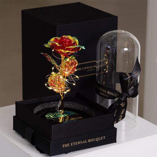 The Enchanted Galaxy Rose - Red