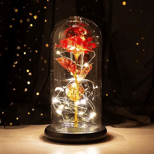 The Enchanted Galaxy Rose - Red